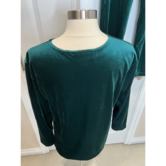 VTG Diane Von Furstenberg top Pants Activewear Set The Color Authority M Velvet - Picture 8 of 12